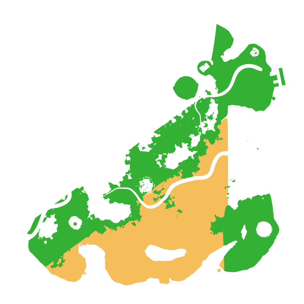 Biome Rust Map: Procedural Map, Size: 3500, Seed: 537344029
