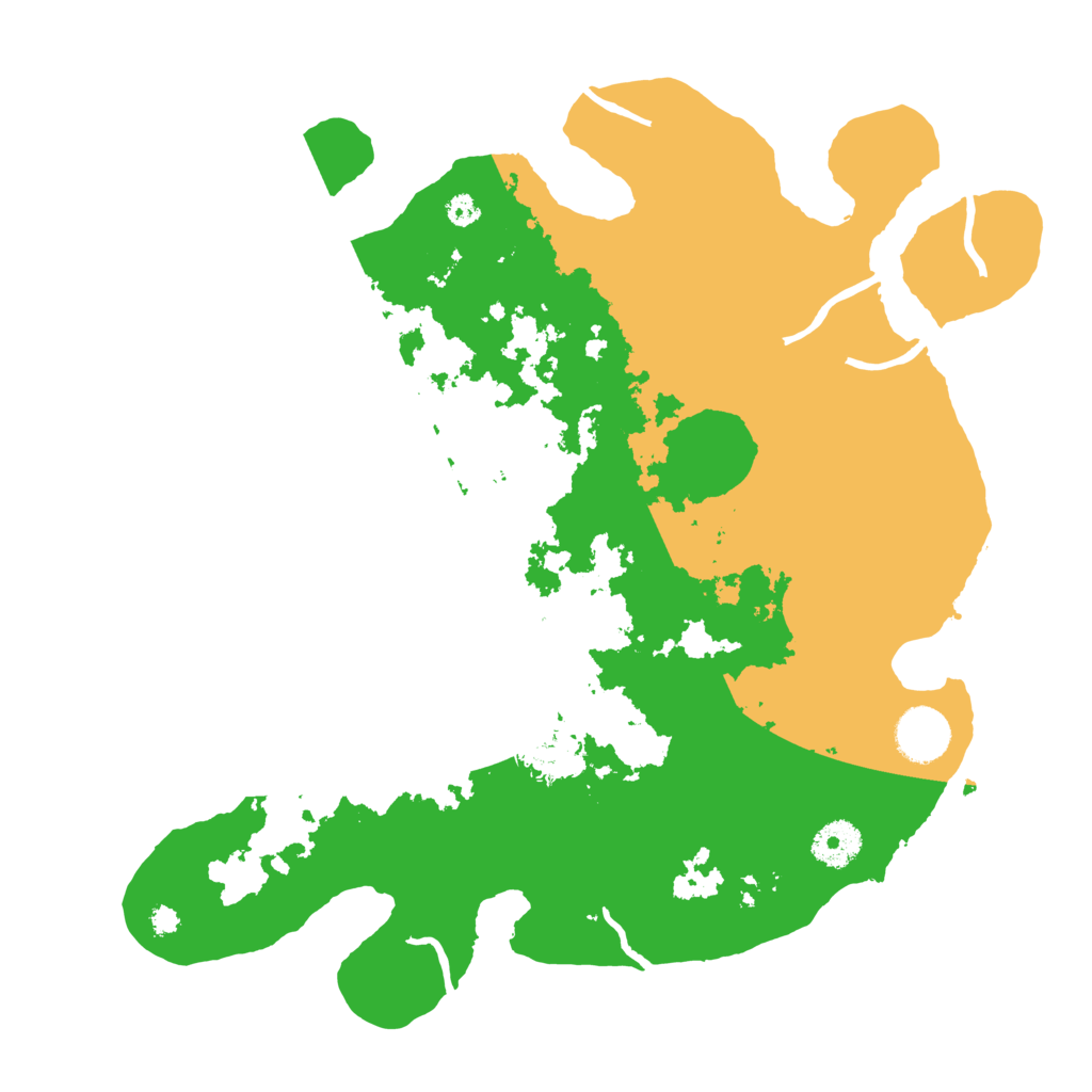 Biome Rust Map: Procedural Map, Size: 3500, Seed: 37173748