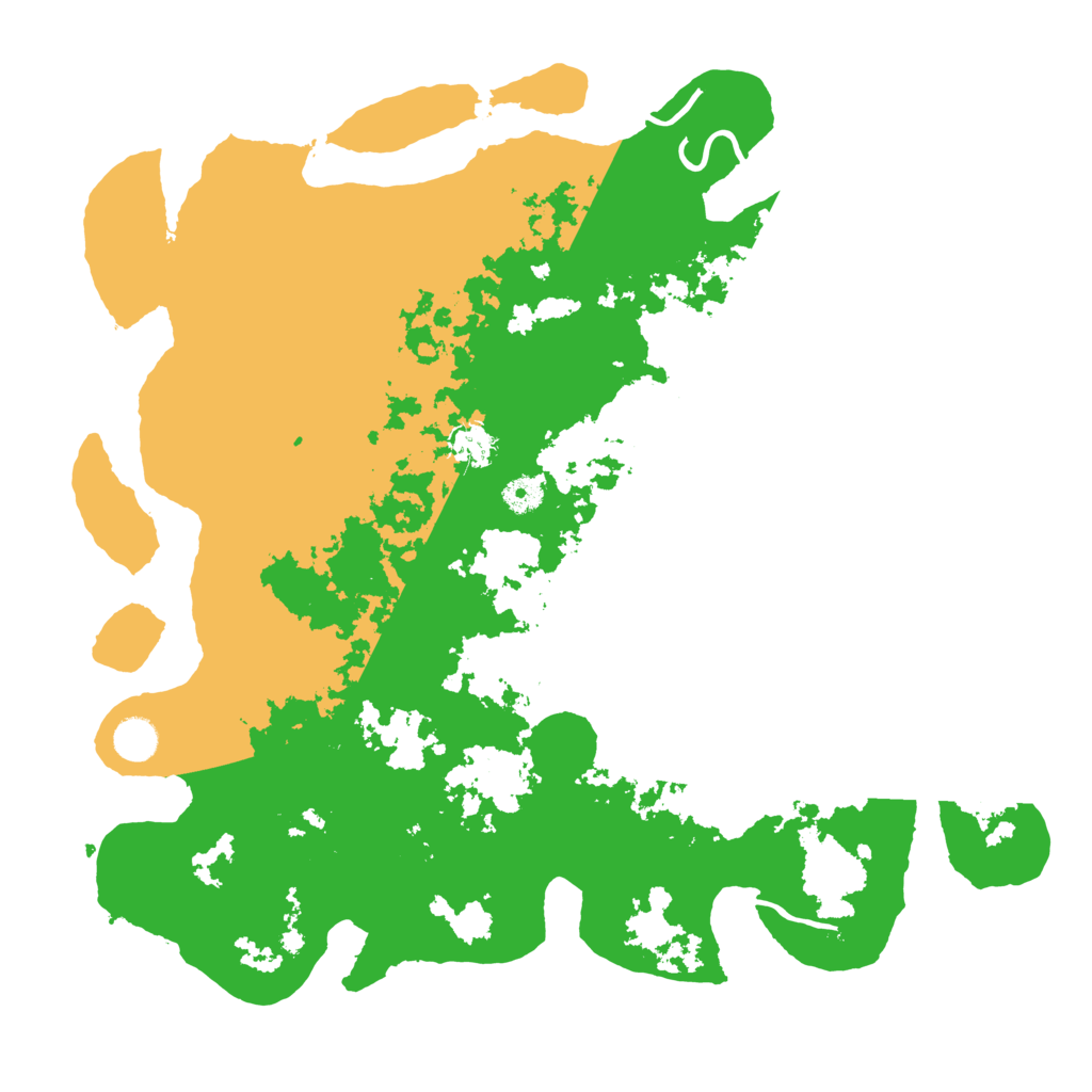 Biome Rust Map: Procedural Map, Size: 4350, Seed: 650000007
