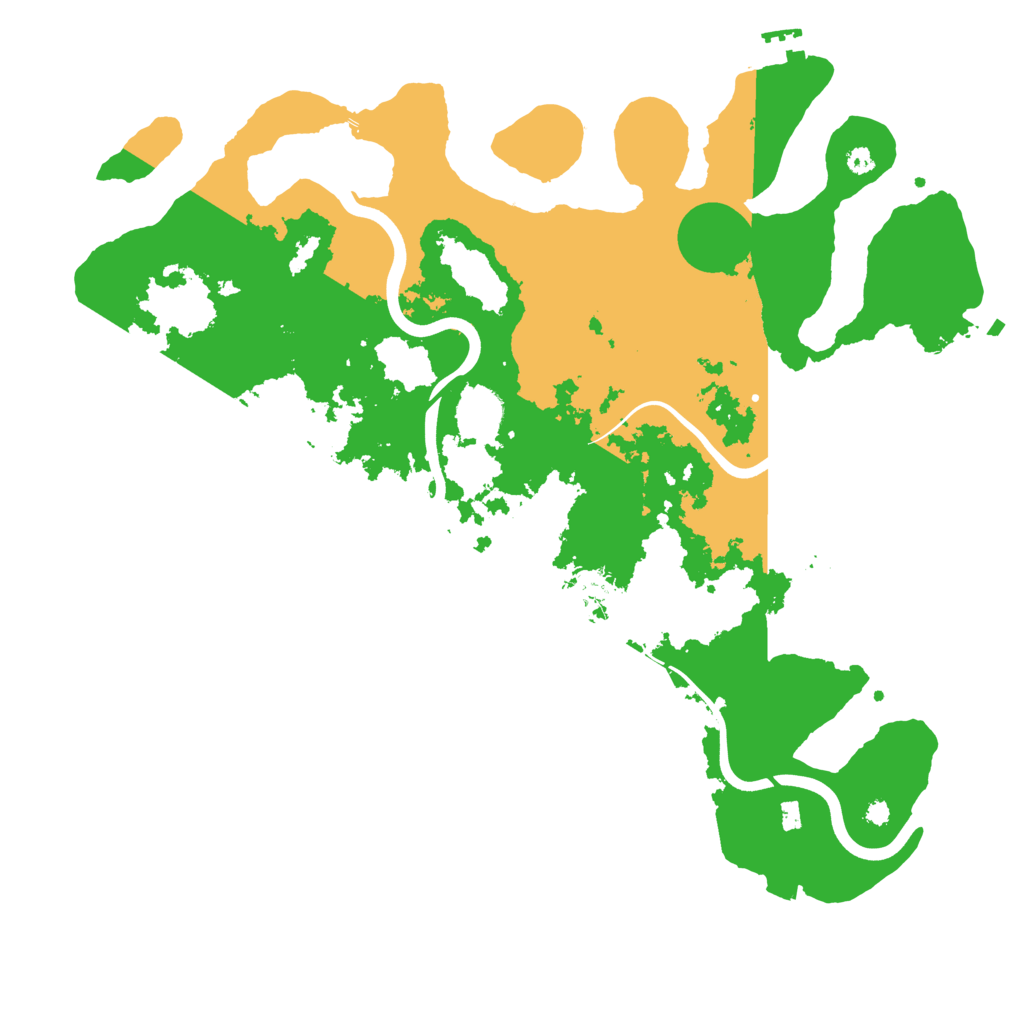 Biome Rust Map: Procedural Map, Size: 3850, Seed: 927195931