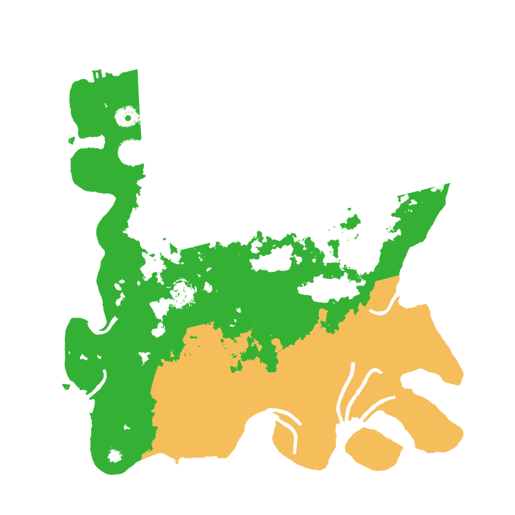 Biome Rust Map: Procedural Map, Size: 3500, Seed: 1993