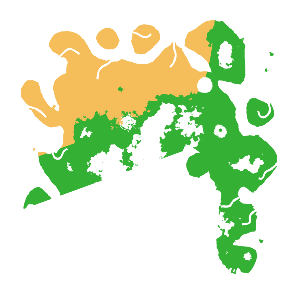 Biome Rust Map: Procedural Map, Size: 3500, Seed: 2398051