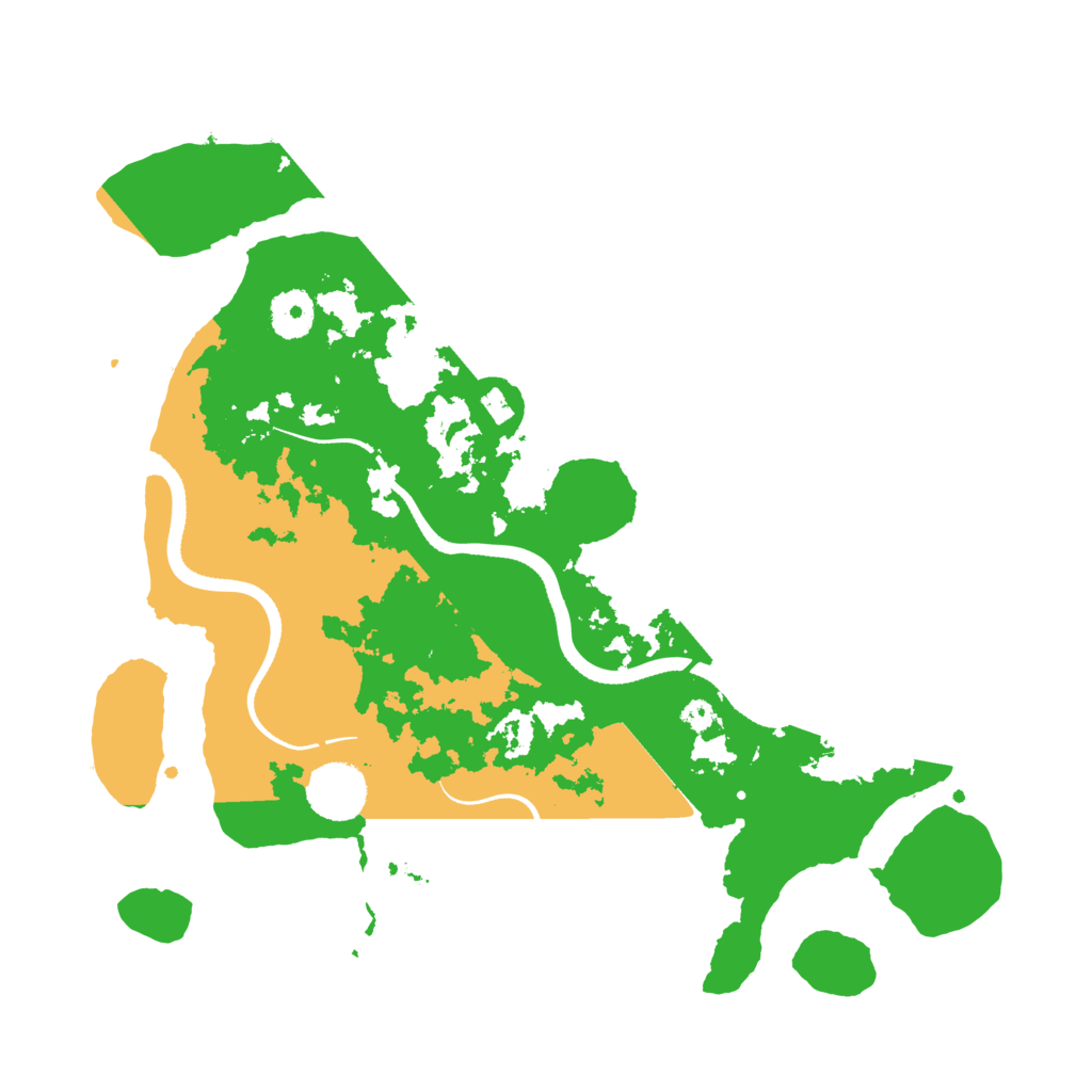 Biome Rust Map: Procedural Map, Size: 3500, Seed: 1217532760
