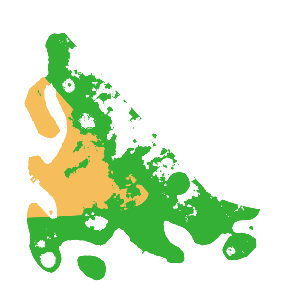Biome Rust Map: Procedural Map, Size: 3500, Seed: 32738