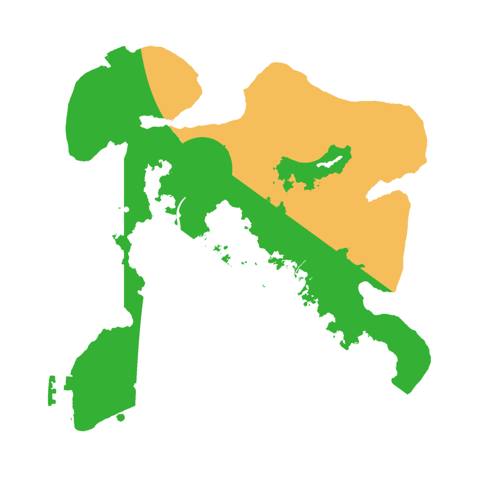 Biome Rust Map: Procedural Map, Size: 2500, Seed: 231356040
