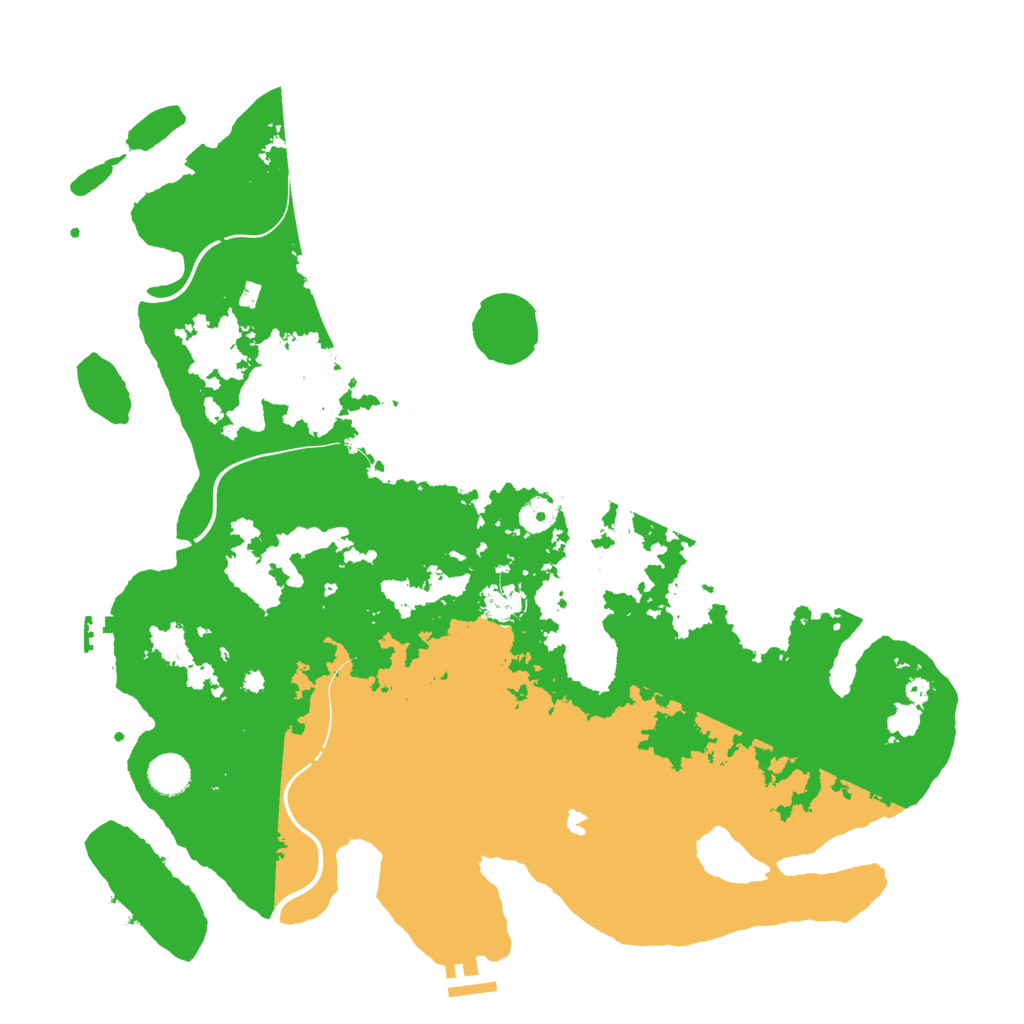 Biome Rust Map: Procedural Map, Size: 4250, Seed: 405800577