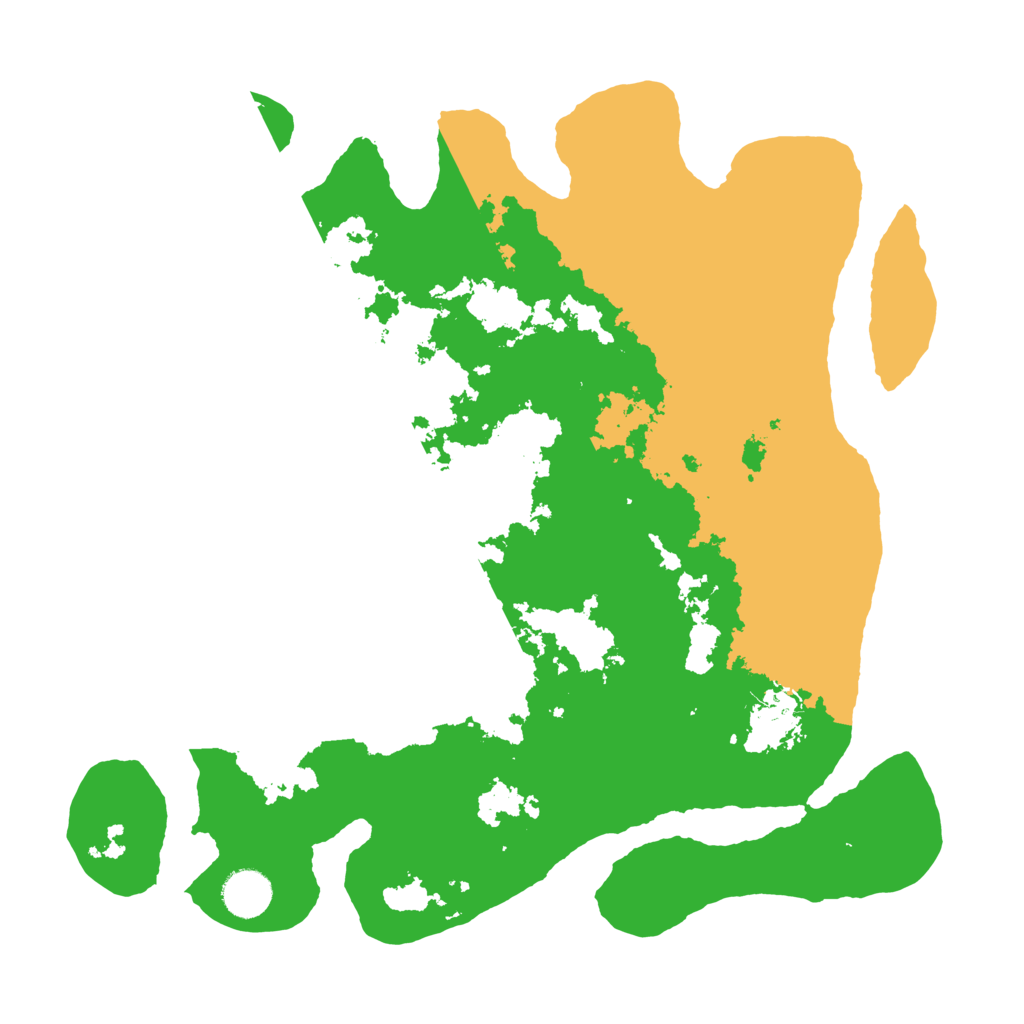 Biome Rust Map: Barren, Size: 3700, Seed: 1690478906