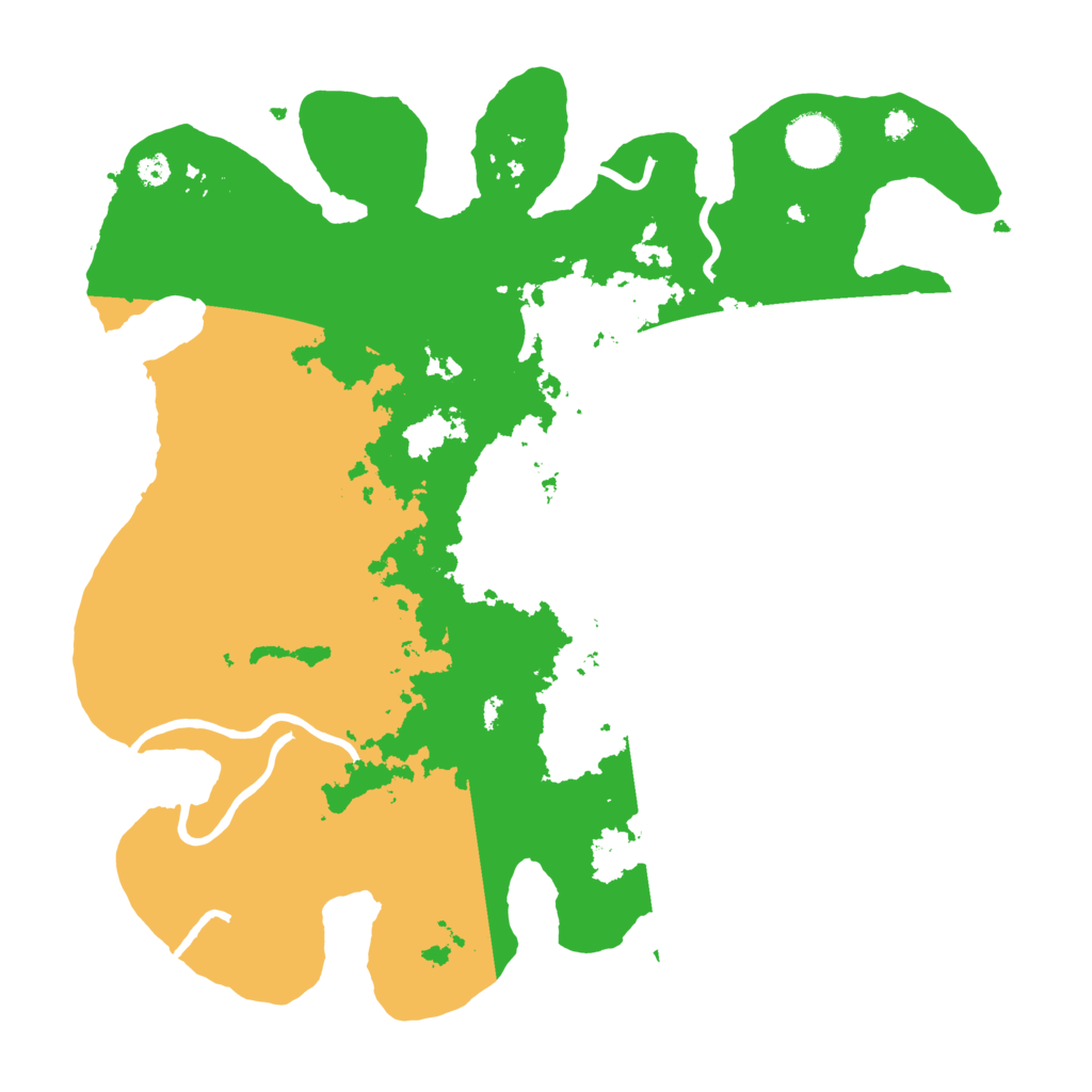 Biome Rust Map: Procedural Map, Size: 3500, Seed: 669574402