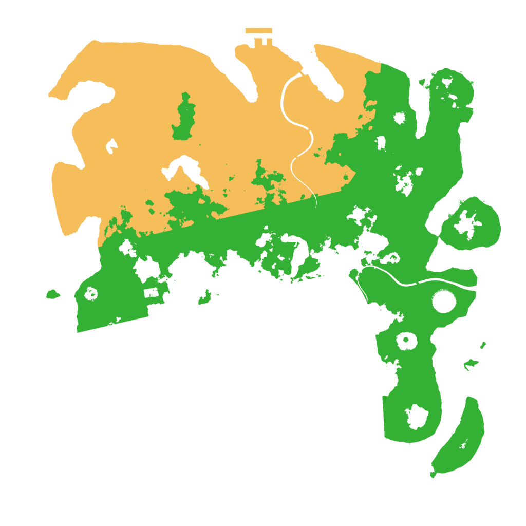 Biome Rust Map: Procedural Map, Size: 4000, Seed: 25061990