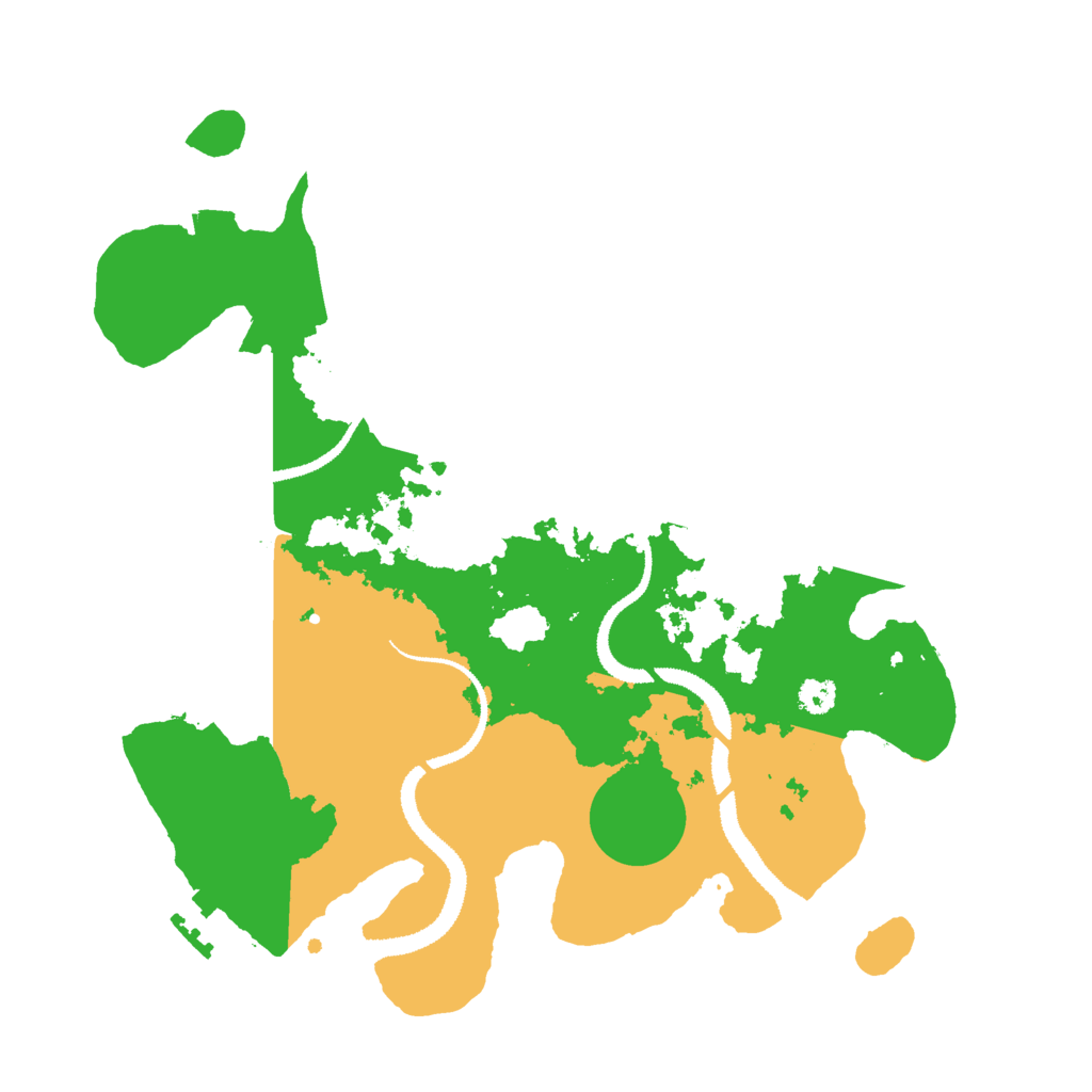 Biome Rust Map: Procedural Map, Size: 3000, Seed: 270433354