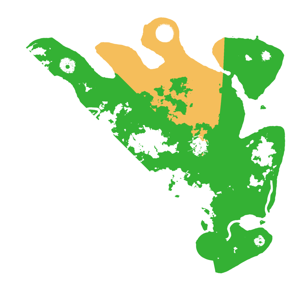 Biome Rust Map: Procedural Map, Size: 3000, Seed: 132656801