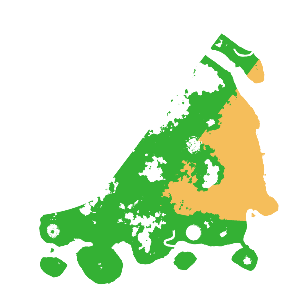Biome Rust Map: Procedural Map, Size: 3500, Seed: 1280543463