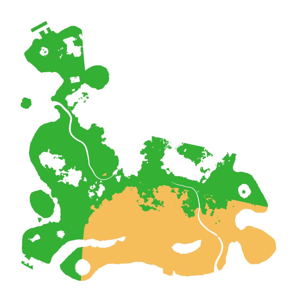 Biome Rust Map: Procedural Map, Size: 3500, Seed: 1658060718