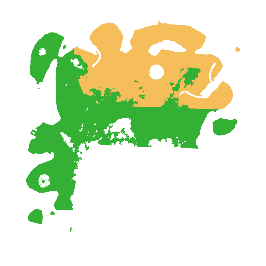 Biome Rust Map: Procedural Map, Size: 3200, Seed: 6795385