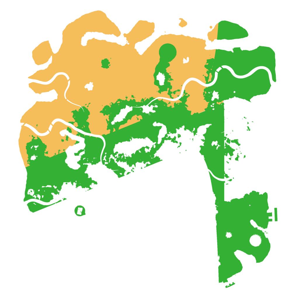 Biome Rust Map: Procedural Map, Size: 4500, Seed: 859103418