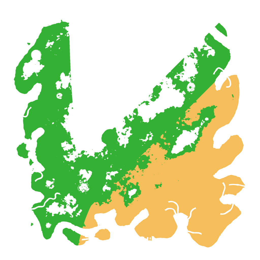 Biome Rust Map: Procedural Map, Size: 4500, Seed: 40400