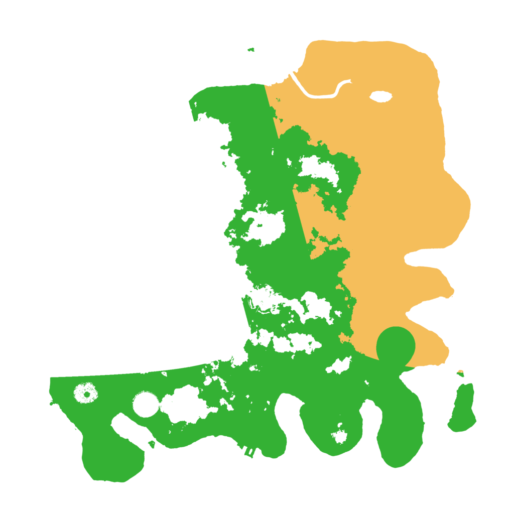 Biome Rust Map: Procedural Map, Size: 3500, Seed: 1462779571