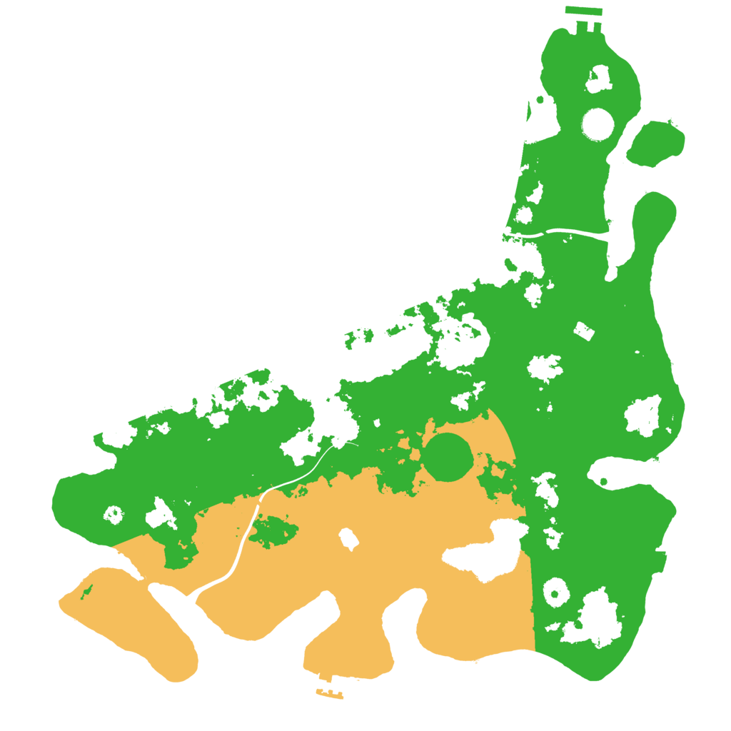 Biome Rust Map: Procedural Map, Size: 4000, Seed: 19540512
