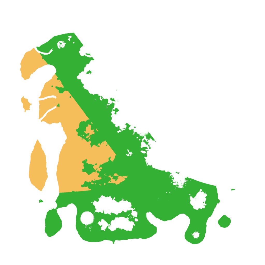 Biome Rust Map: Procedural Map, Size: 3500, Seed: 461618998