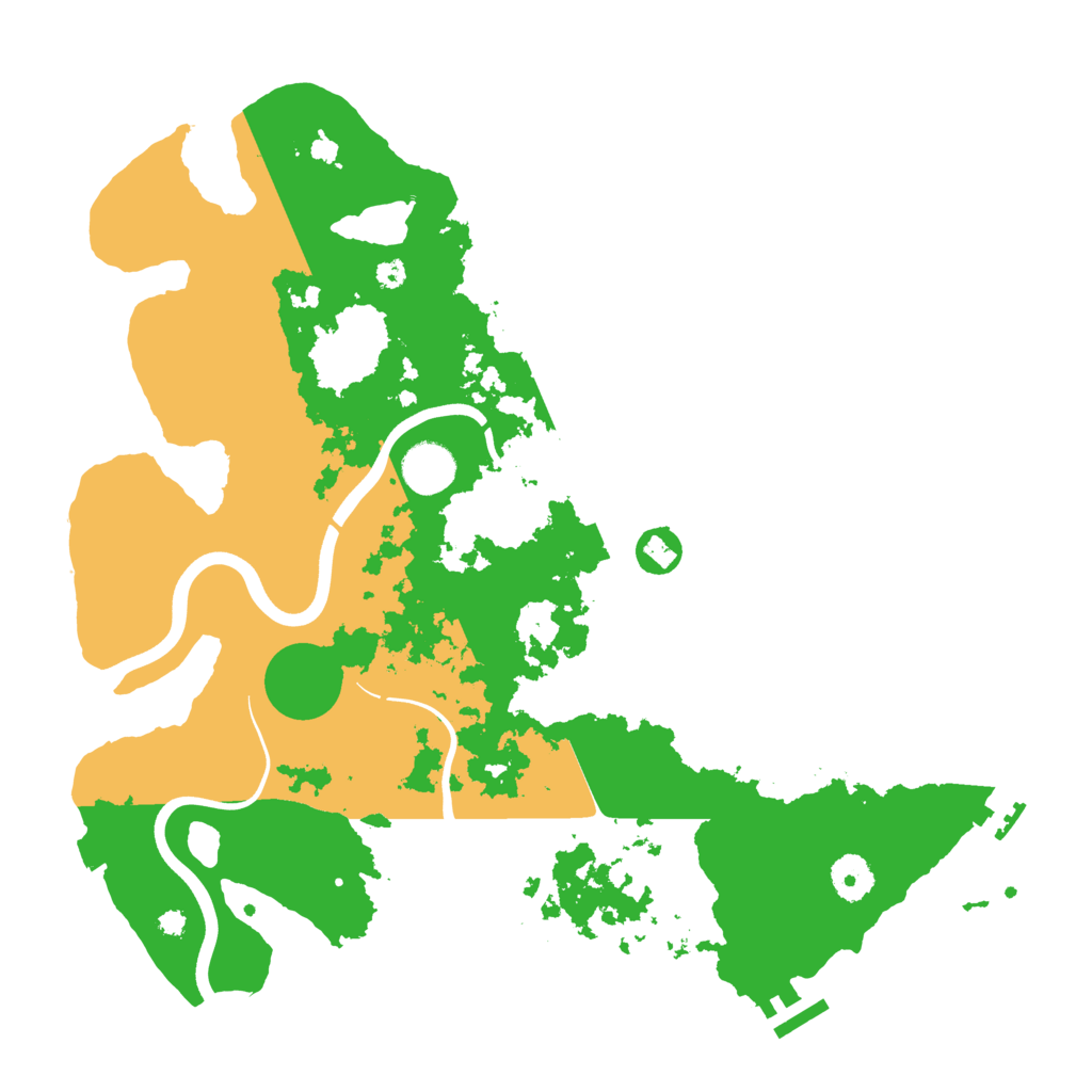 Biome Rust Map: Procedural Map, Size: 3750, Seed: 493786