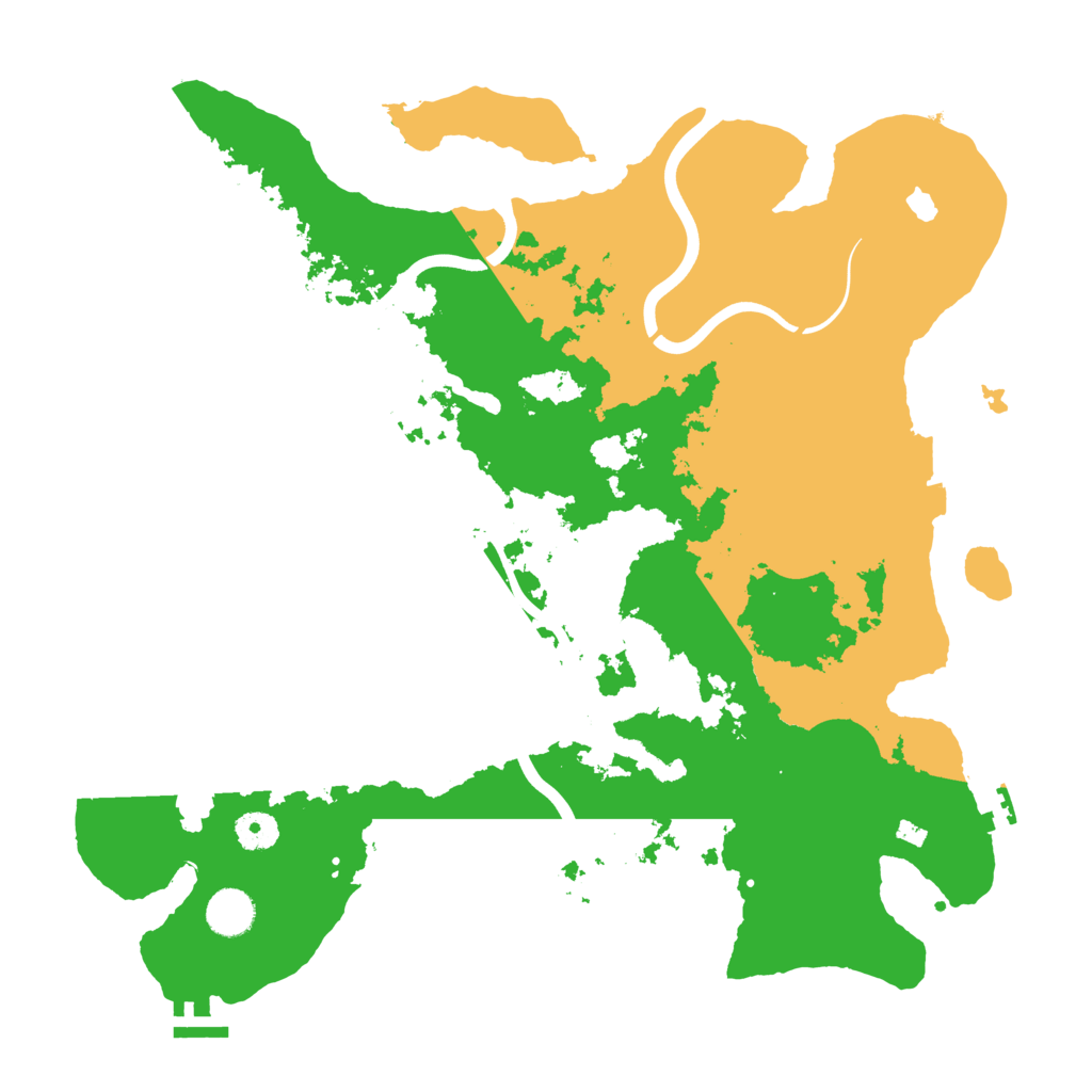 Biome Rust Map: Procedural Map, Size: 4000, Seed: 622776026