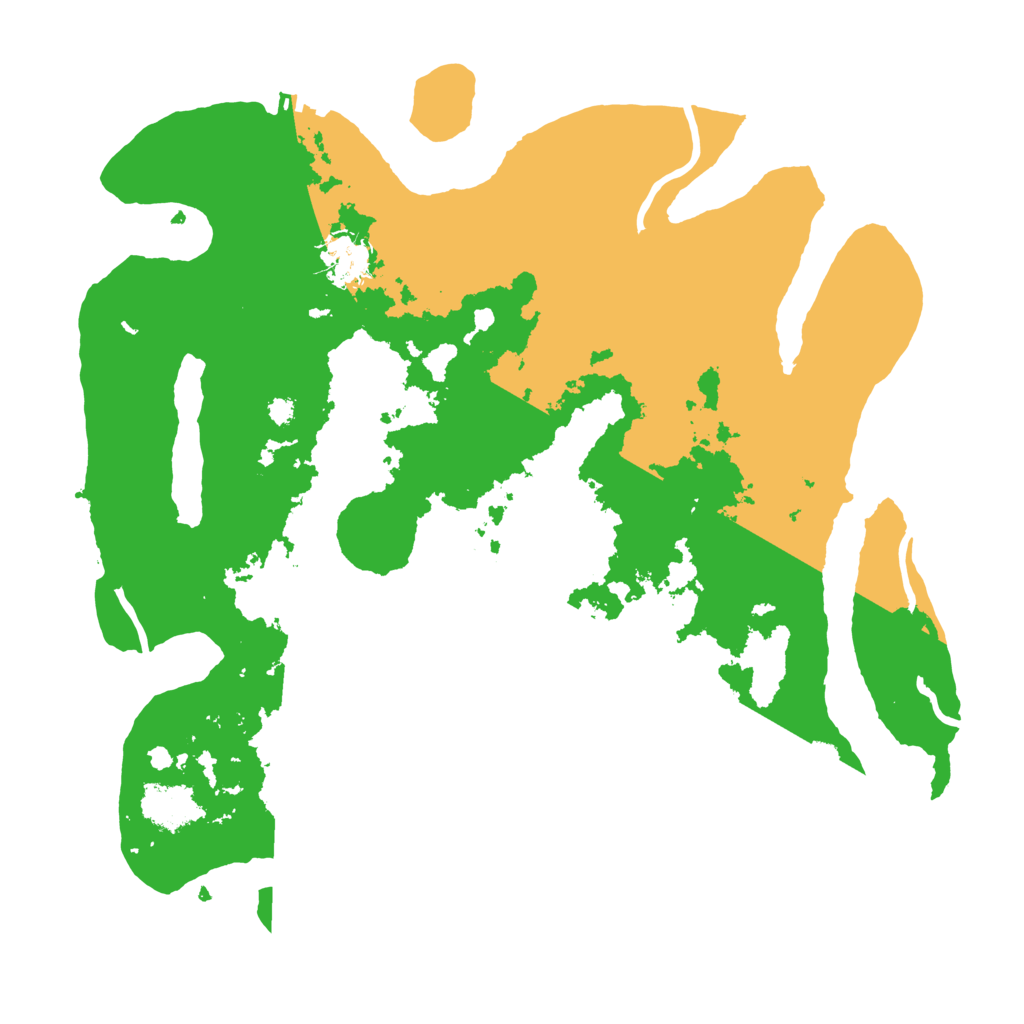 Biome Rust Map: Procedural Map, Size: 3500, Seed: 1960099271