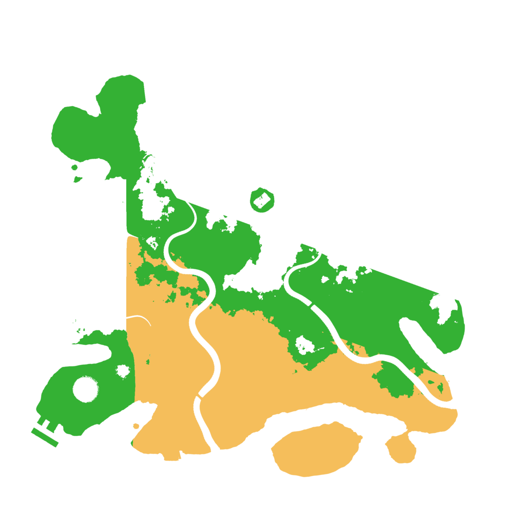 Biome Rust Map: Procedural Map, Size: 3500, Seed: 1857766830