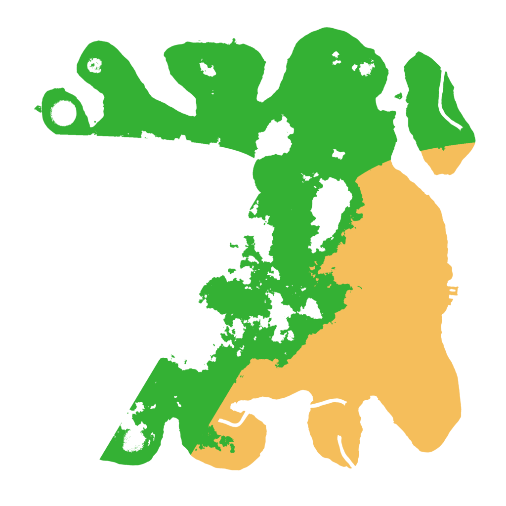 Biome Rust Map: Procedural Map, Size: 3500, Seed: 20232017