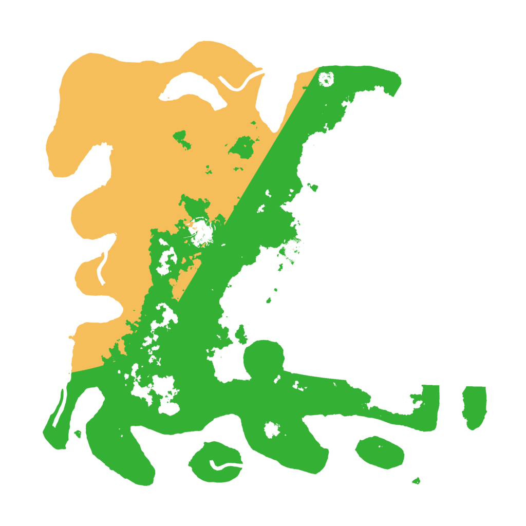 Biome Rust Map: Procedural Map, Size: 3500, Seed: 990354