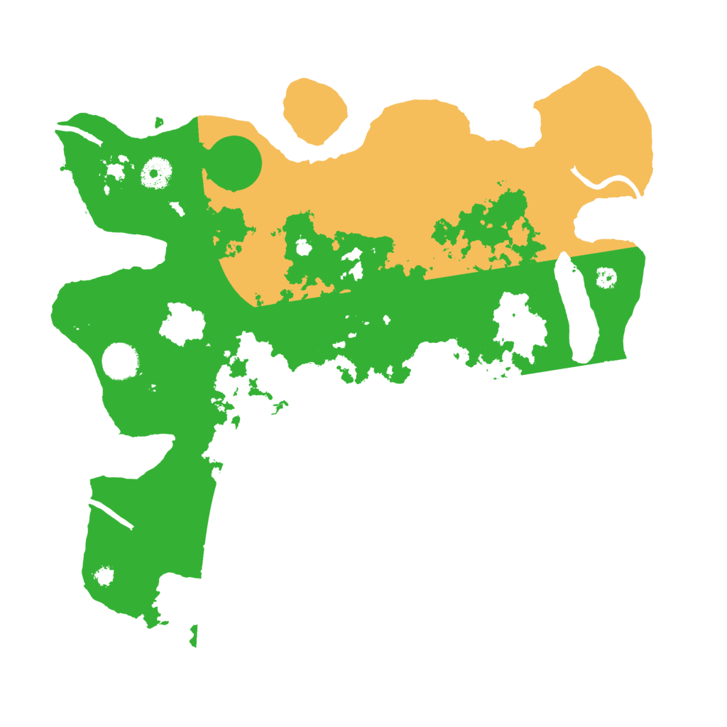 Biome Rust Map: Procedural Map, Size: 3500, Seed: 467499896