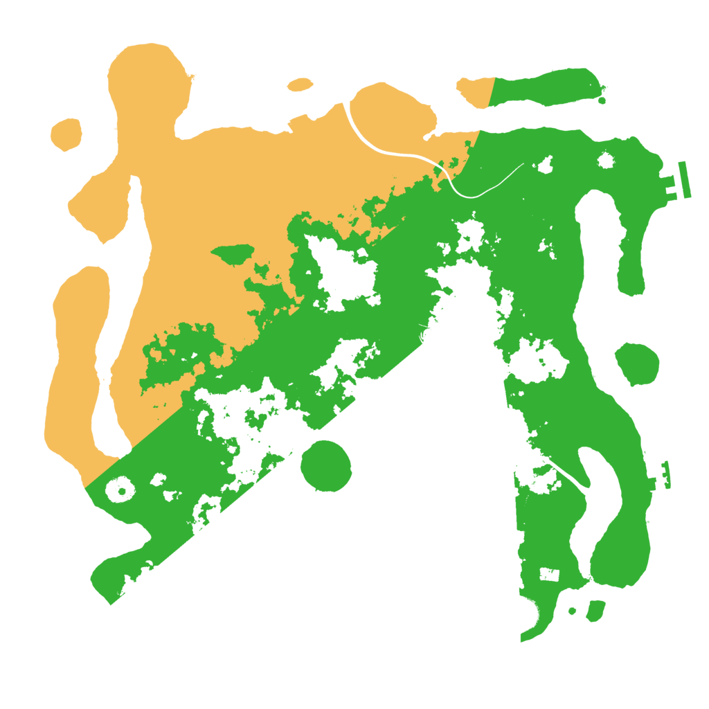 Biome Rust Map: Procedural Map, Size: 3900, Seed: 571617