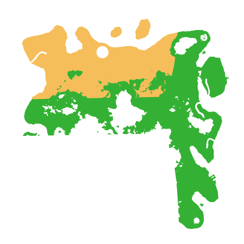 Biome Rust Map: Procedural Map, Size: 3600, Seed: 11403