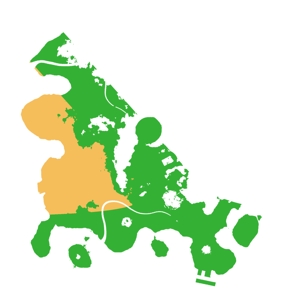 Biome Rust Map: Procedural Map, Size: 3000, Seed: 377067596