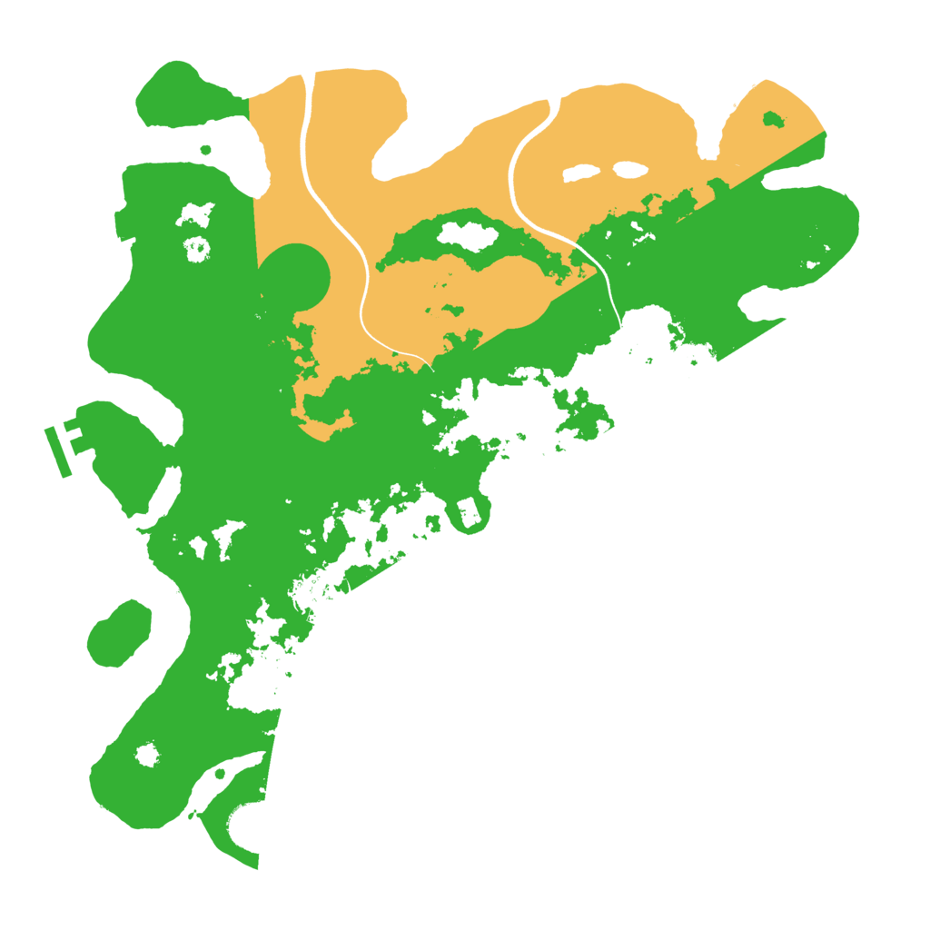 Biome Rust Map: Procedural Map, Size: 3600, Seed: 1272315918