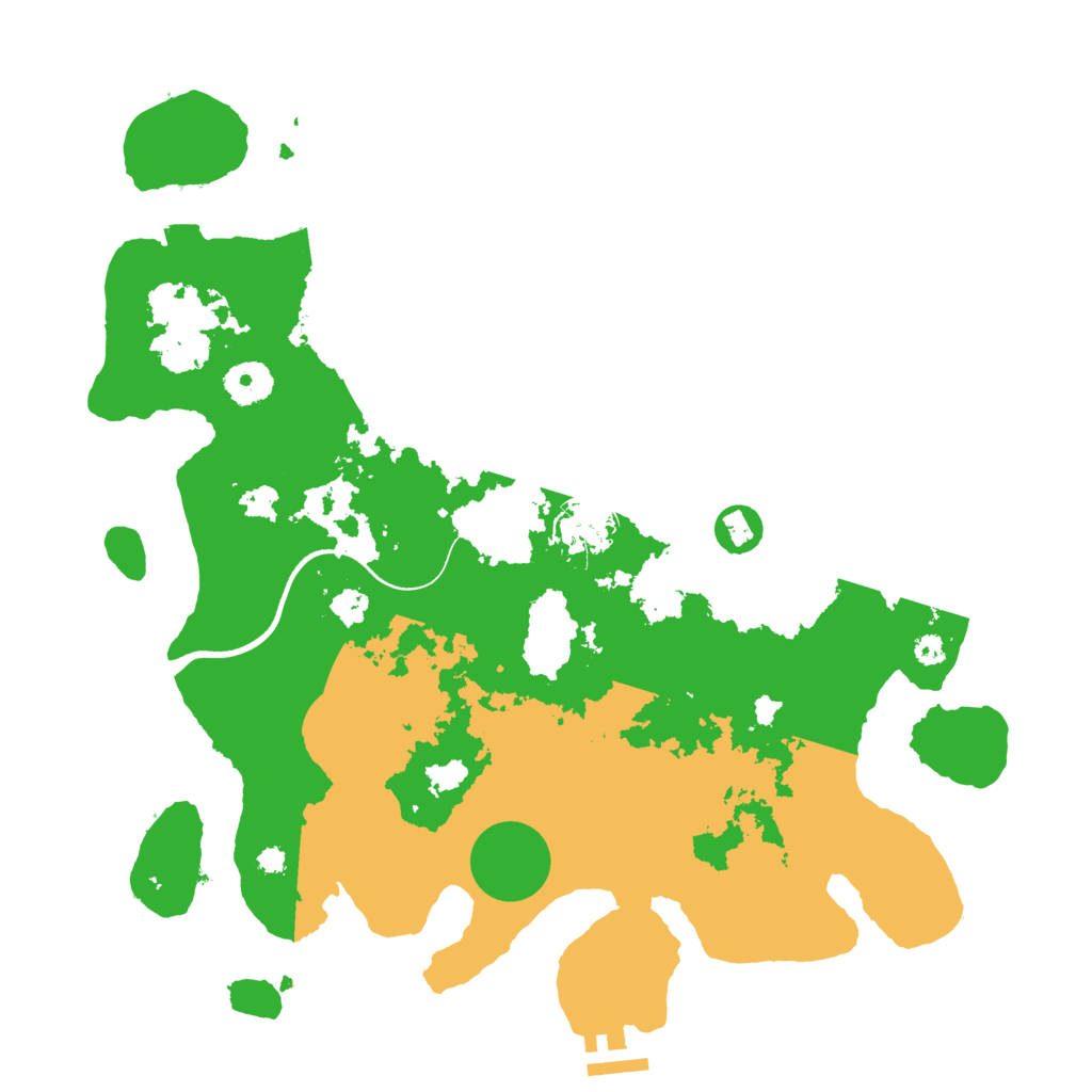 Biome Rust Map: Procedural Map, Size: 3600, Seed: 481219406