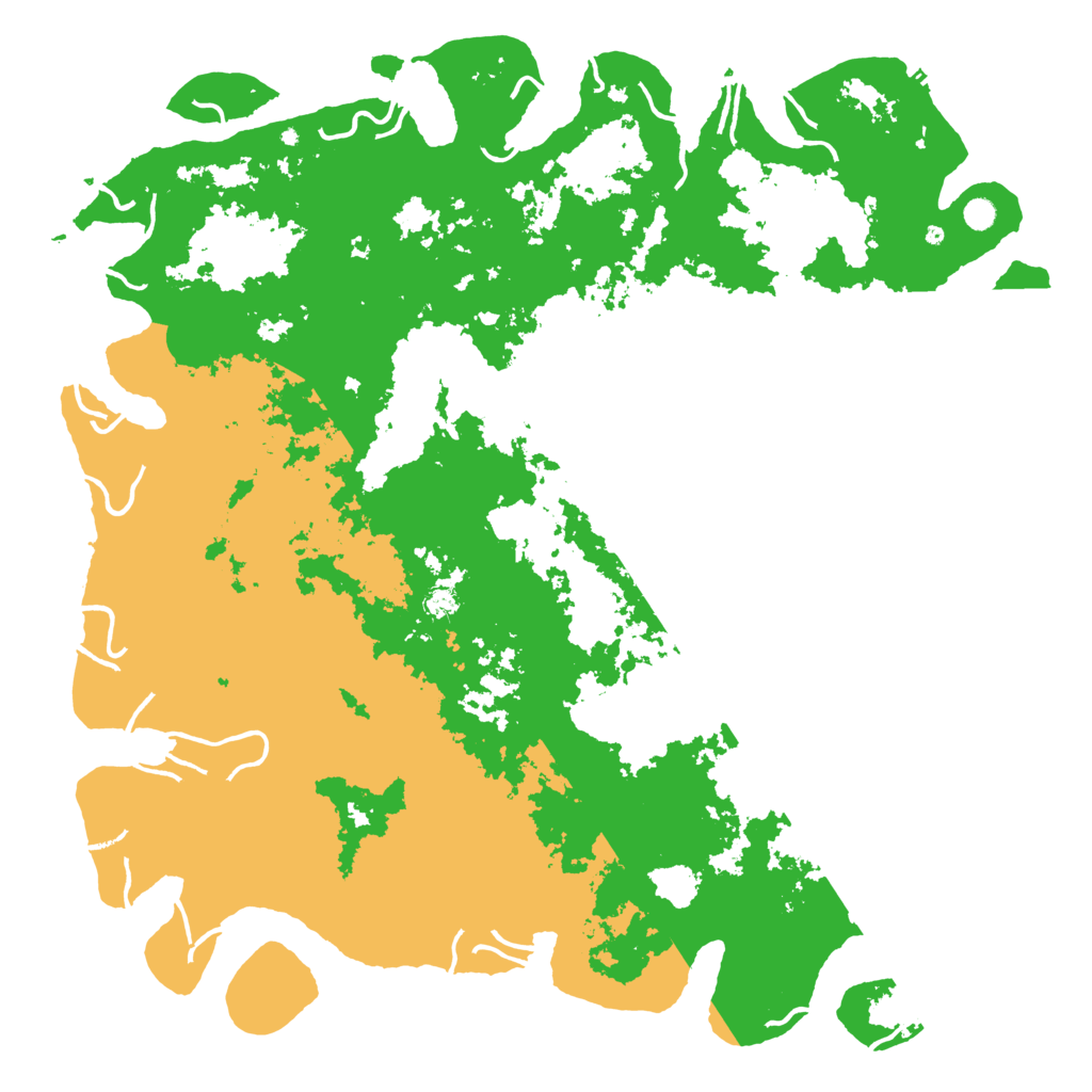 Biome Rust Map: Procedural Map, Size: 6000, Seed: 1943743427
