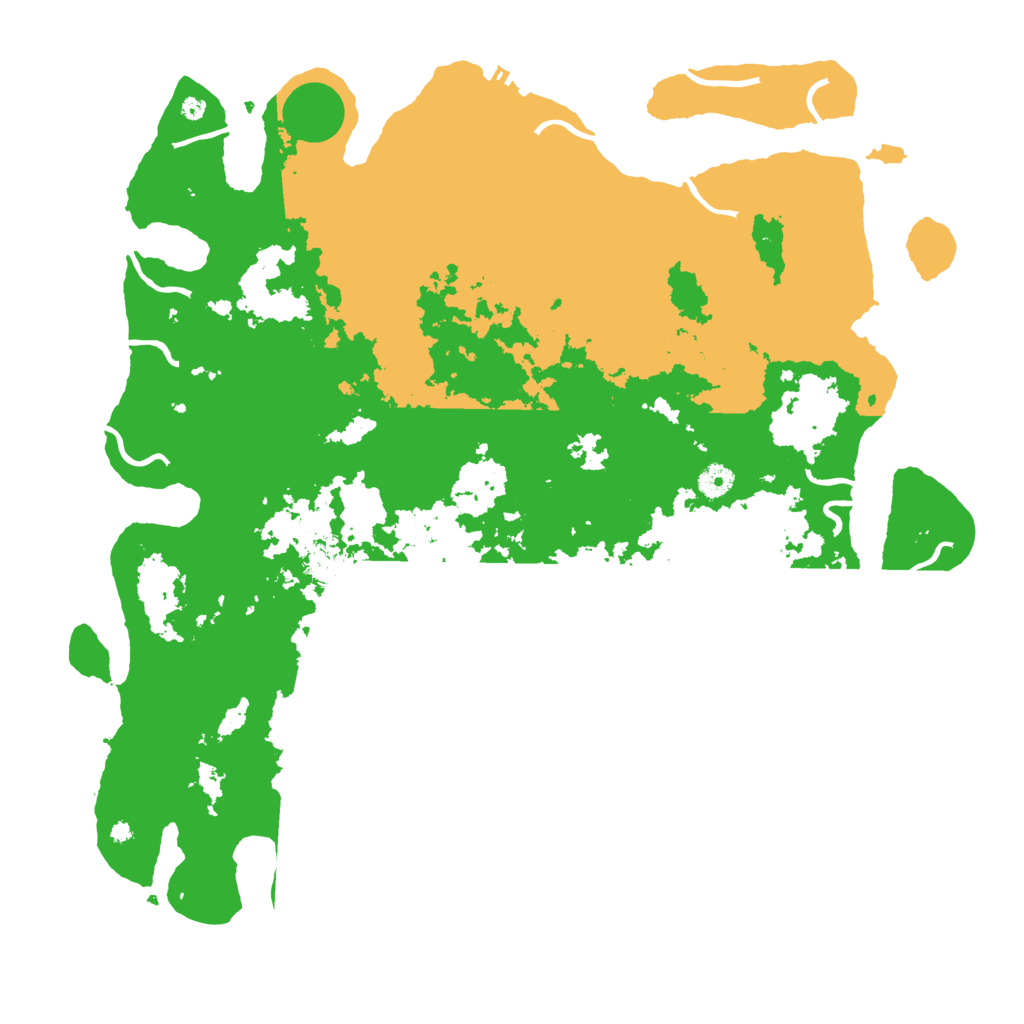 Biome Rust Map: Procedural Map, Size: 4500, Seed: 50010606