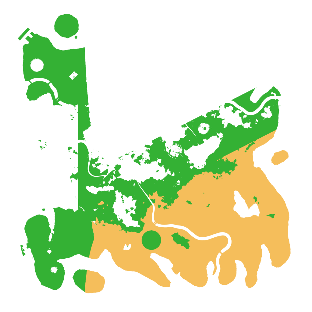 Biome Rust Map: Procedural Map, Size: 4250, Seed: 389296