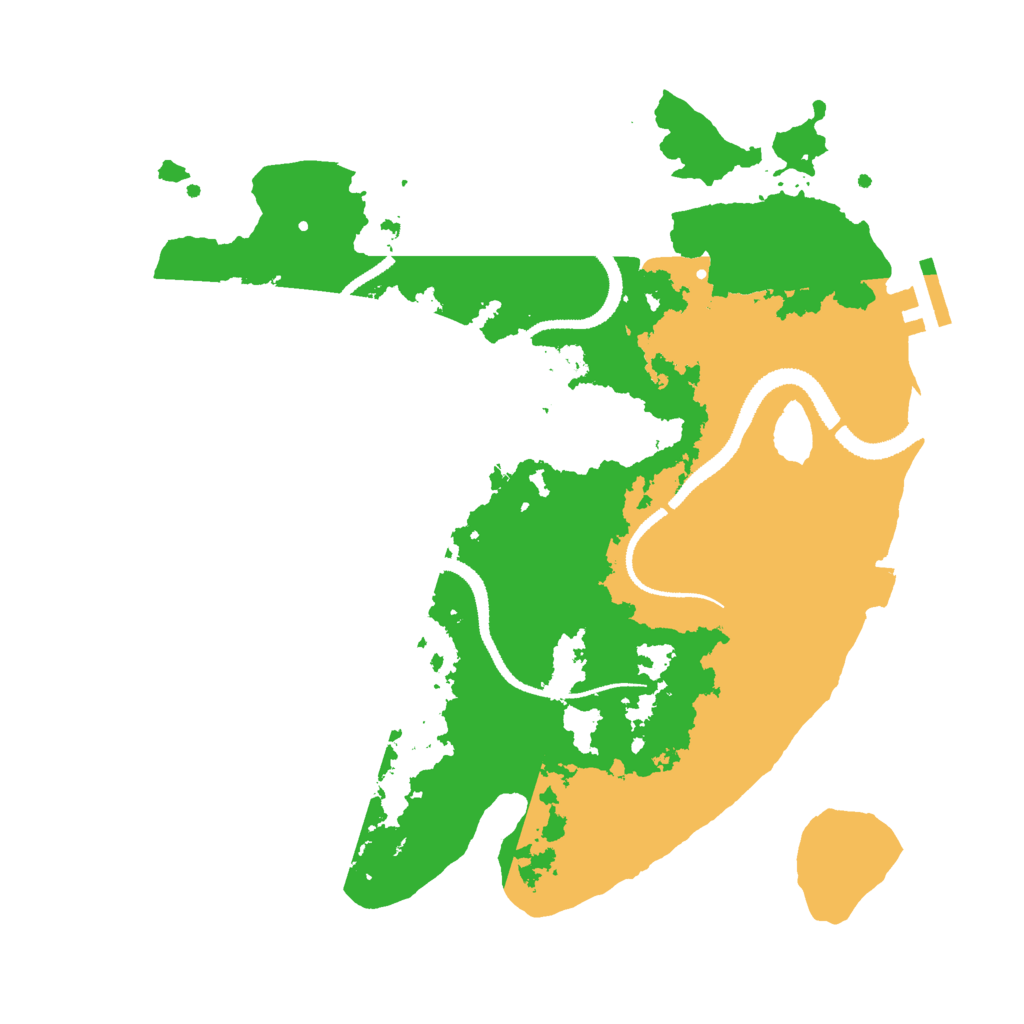 Biome Rust Map: Procedural Map, Size: 3000, Seed: 1999658801