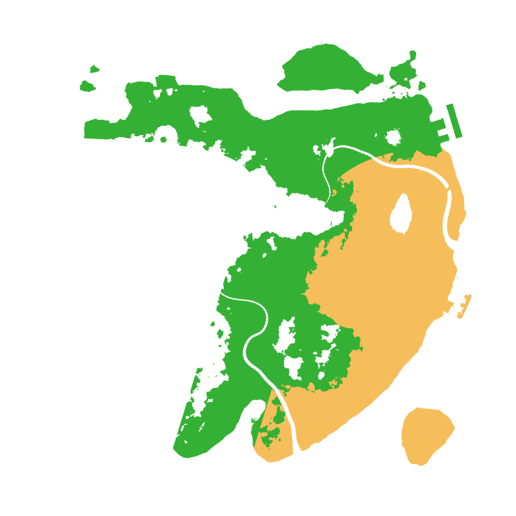 Biome Rust Map: Procedural Map, Size: 3000, Seed: 1999658801