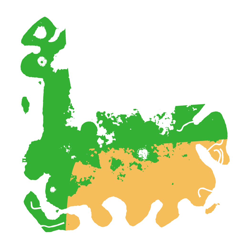 Biome Rust Map: Procedural Map, Size: 3950, Seed: 966830134