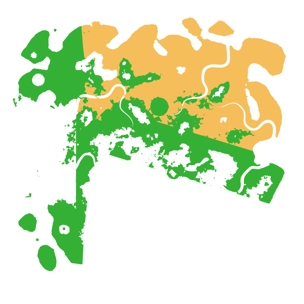 Biome Rust Map: Procedural Map, Size: 4500, Seed: 548564351