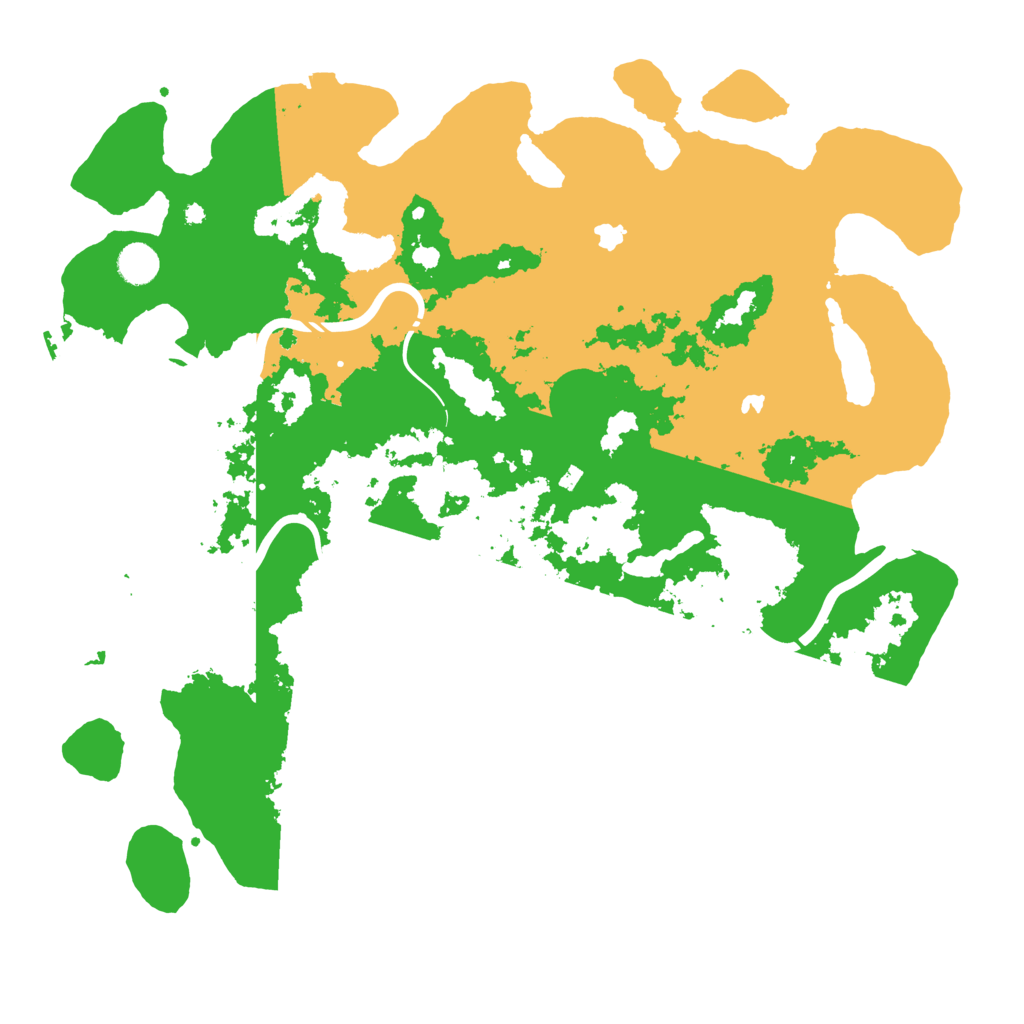 Biome Rust Map: Procedural Map, Size: 4500, Seed: 548564351