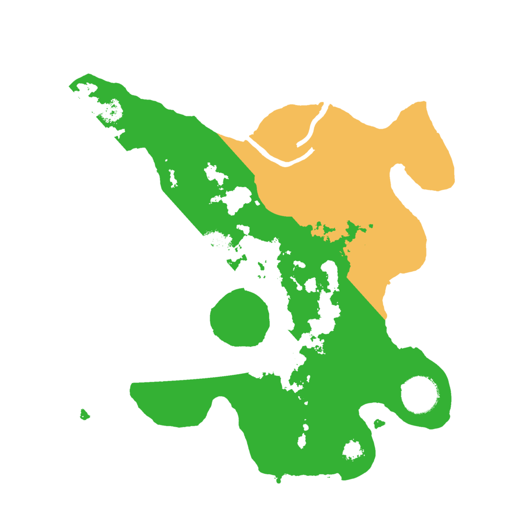 Biome Rust Map: Procedural Map, Size: 2500, Seed: 485736118