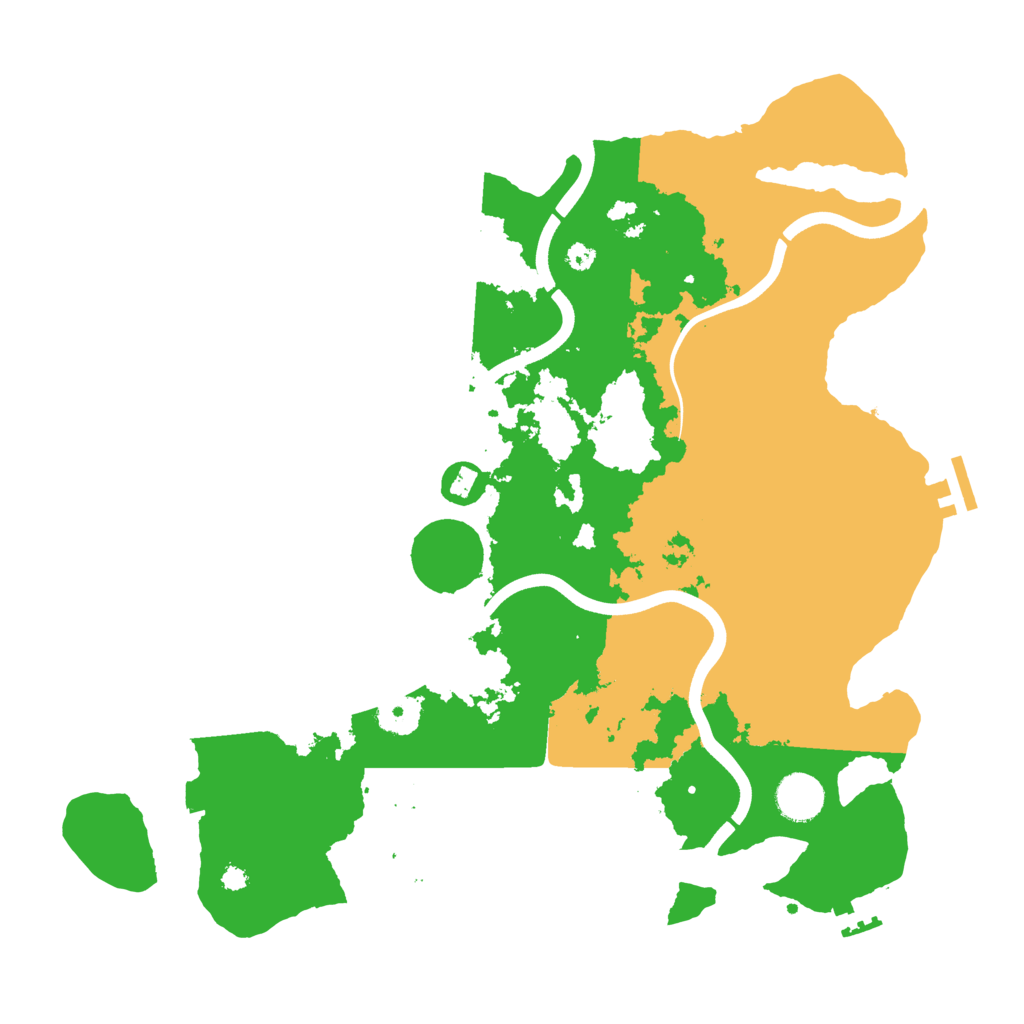 Biome Rust Map: Procedural Map, Size: 3750, Seed: 2141233092