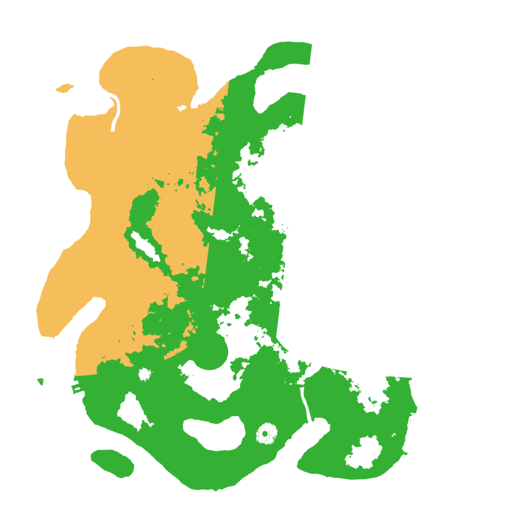 Biome Rust Map: Procedural Map, Size: 3700, Seed: 880623520