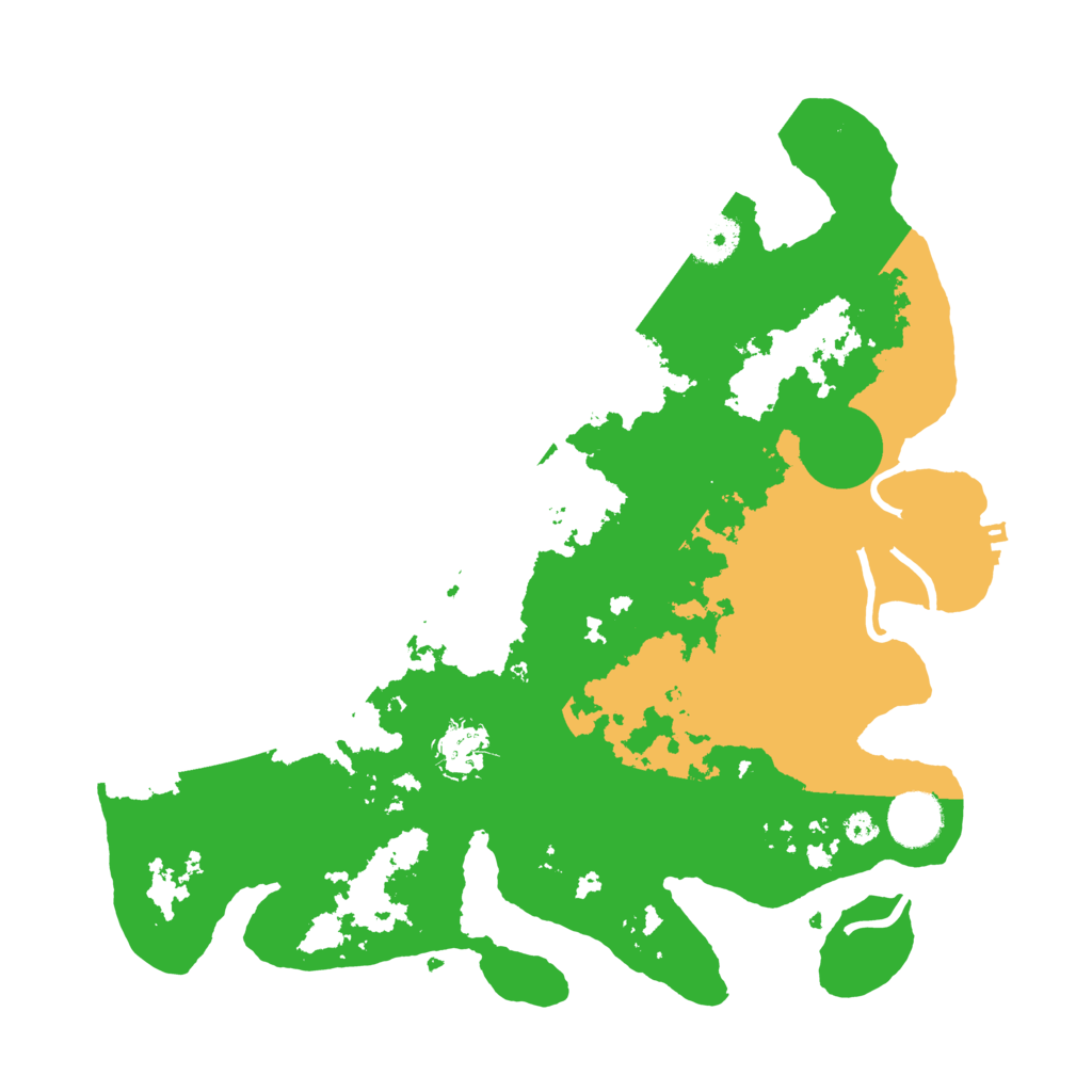 Biome Rust Map: Procedural Map, Size: 3500, Seed: 1675552474