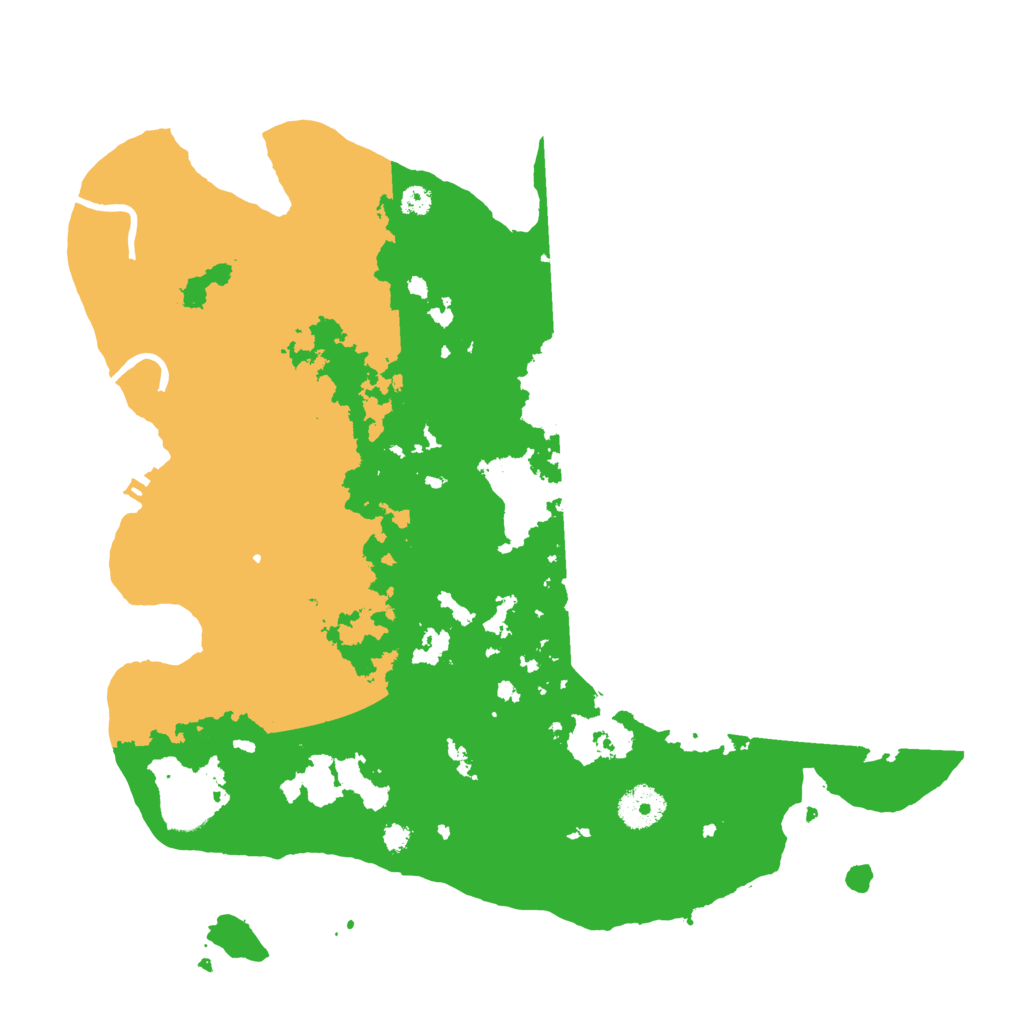 Biome Rust Map: Procedural Map, Size: 3500, Seed: 1298416799