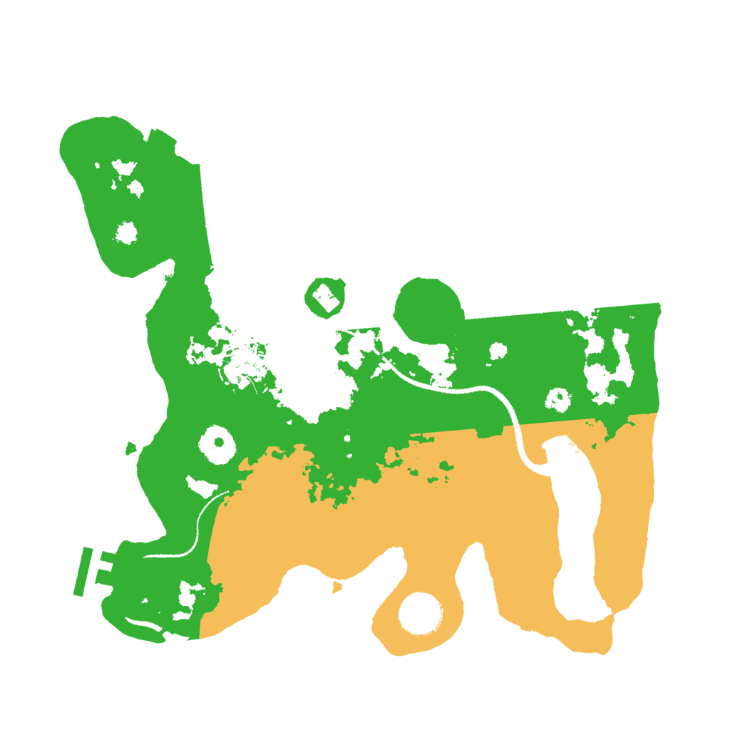 Biome Rust Map: Procedural Map, Size: 3000, Seed: 1257380347