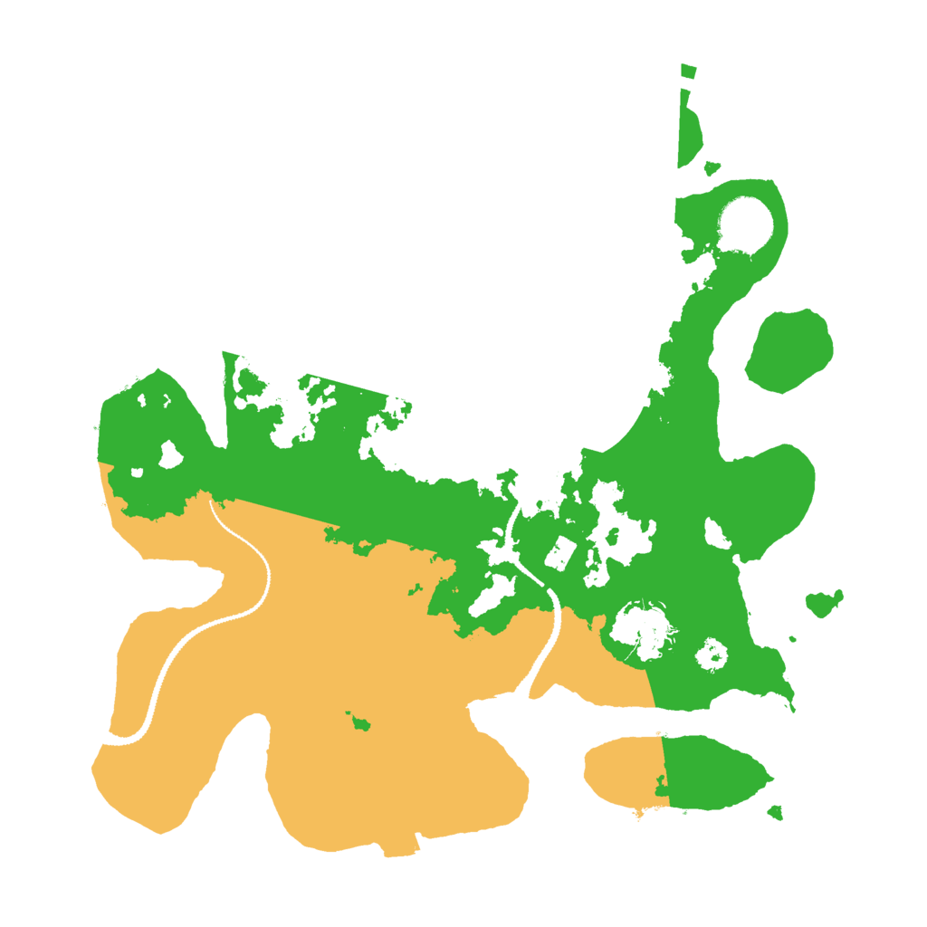 Biome Rust Map: Procedural Map, Size: 3000, Seed: 47707161